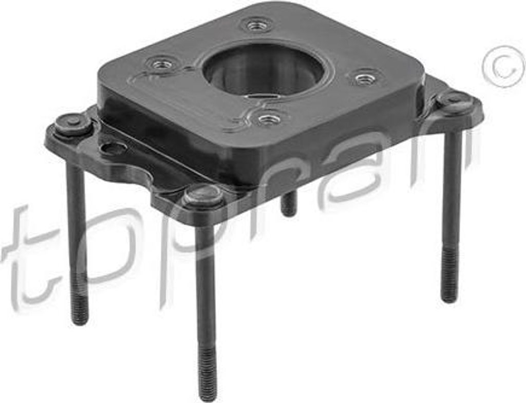 TOPRAN Flansch Vergaser 100 621 für VW Polo Schrägheck (6N1) Gummi