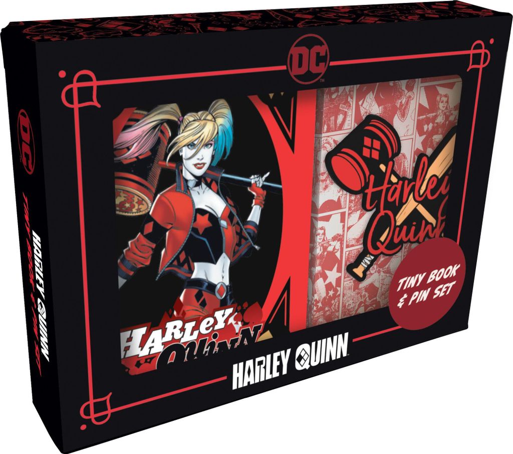Dc Comics Harley Quinn Tiny Book/pin Set – Lingua: Inglese