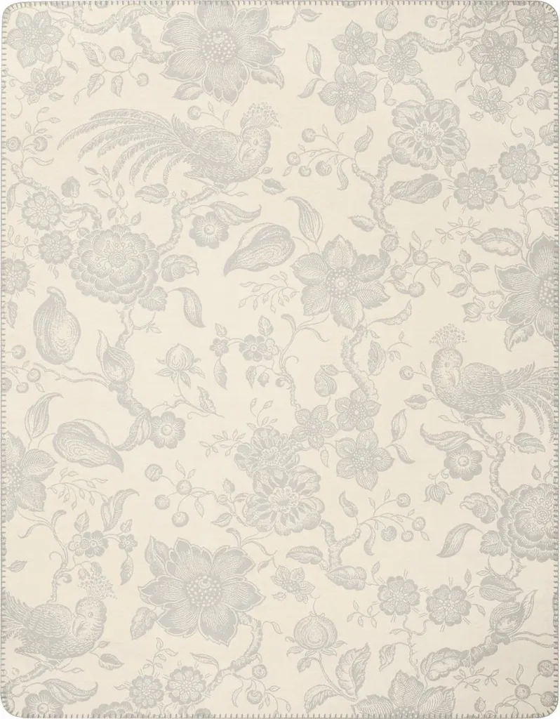 Plaid coton doux Paradiso Navy Peony 150x200 cm Villeroy & Boch Jubilee