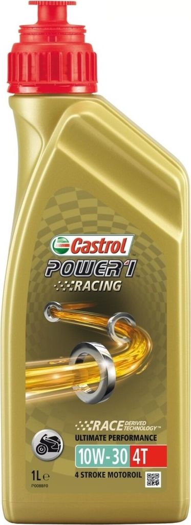 Castrol Power 1 Racing 4T 10W-30, 1 l, 10W-30, Motorrad, Produktbild 