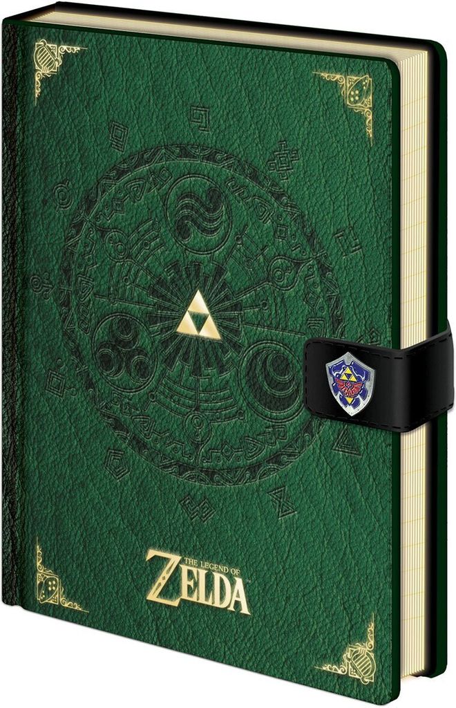 Legend of Zelda Premium Notizbuch A5 Triforce New Version Produktbild 