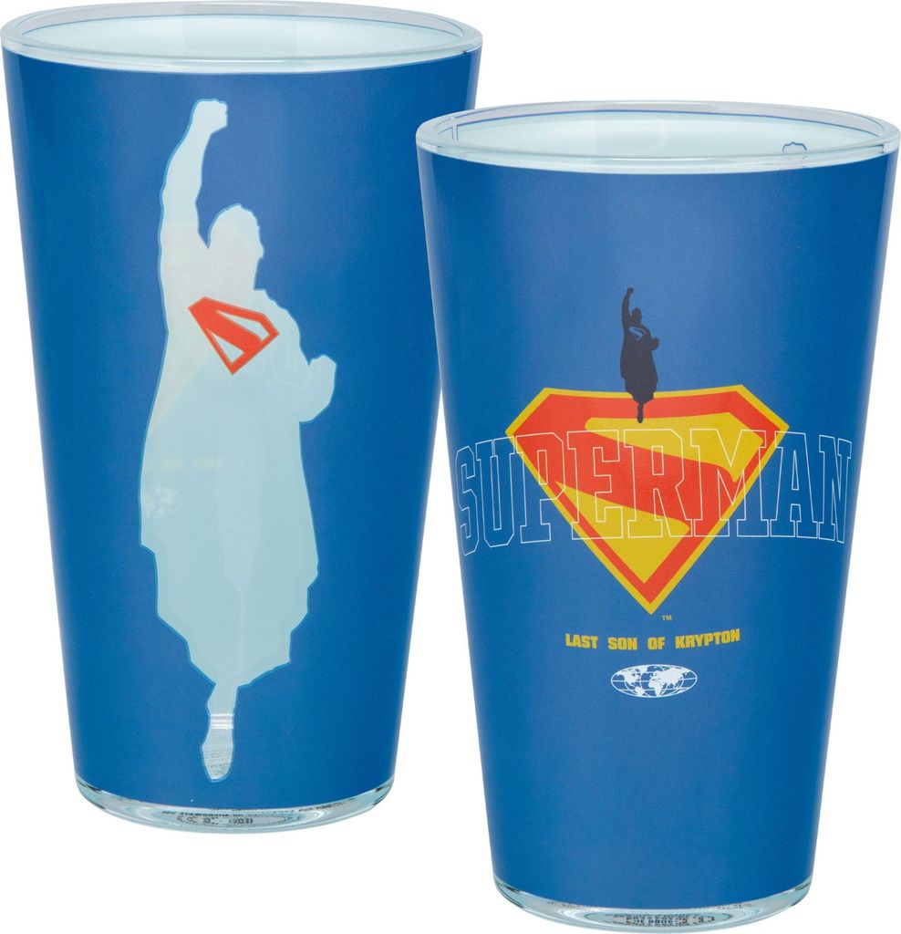 Paladone PP14861SMT, Blau, Gelb, Glas, 1 Stück(e), Rund, Matte, 440 ml