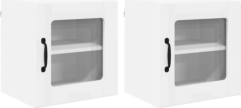 Mobiletto Cucina 2 Pezzi Bianco 40x31x40 cm | Dispensa Salvaspazio