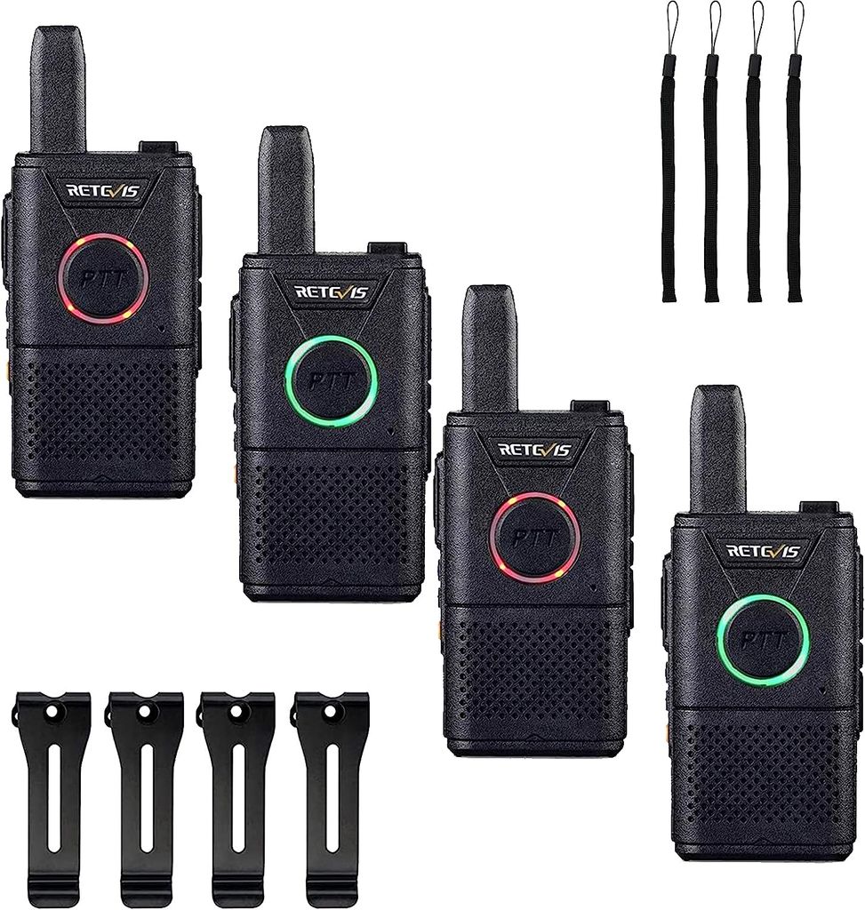 Retevis RT618 Licence d'émetteur Double PTT PMR446 radio Image du produit 
