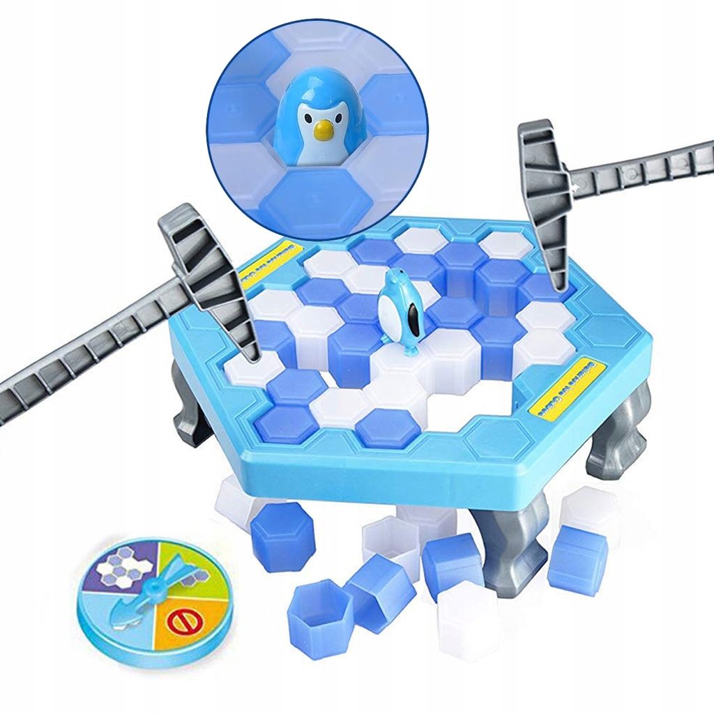 Pinguine Auf Eis Arcade-Spiel Für Kinder Und Erwachsene Nach Hause