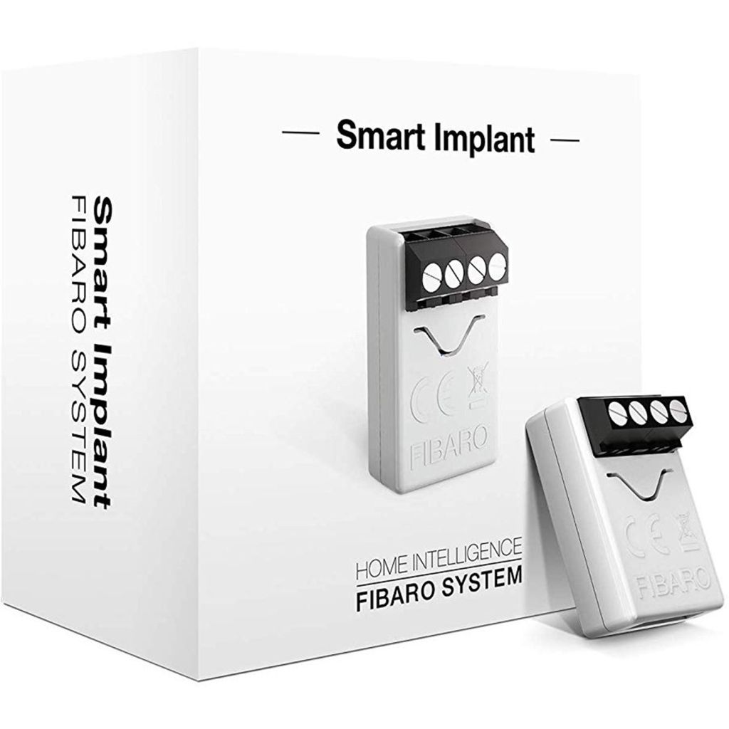 A product box with a smart implant device shown on it and next to it.