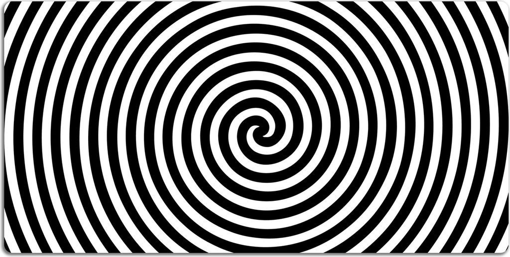 Schreibtischmatte Tischunterlage 120x60 cm Mauspad - Spiral