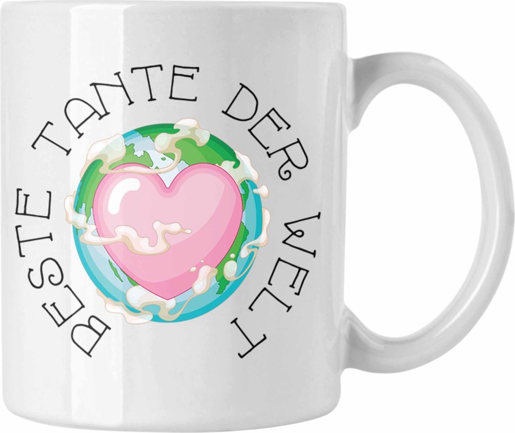 Trendation - Beste Tante Der Welt Tasse Geschenk Geburtstag Produktbild 