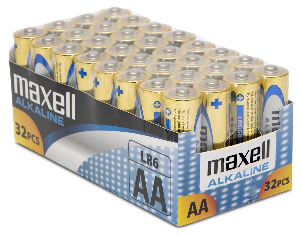 32x Batterietyp: AA - LR6 - Alkaline 32 Stück [18720S] Produktbild 