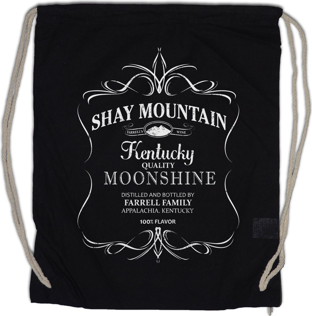 Urban Backwoods Shay Mountain Moonshine, Turnbeutel, Farbe: Schwarz