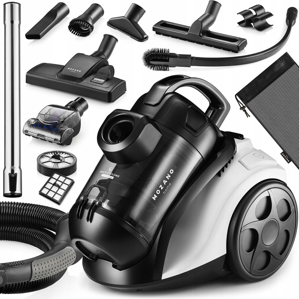 Zyklon Staubsauger 4000W Hepa Turbo Bürste 2L Beutellos 15In1 Mozano