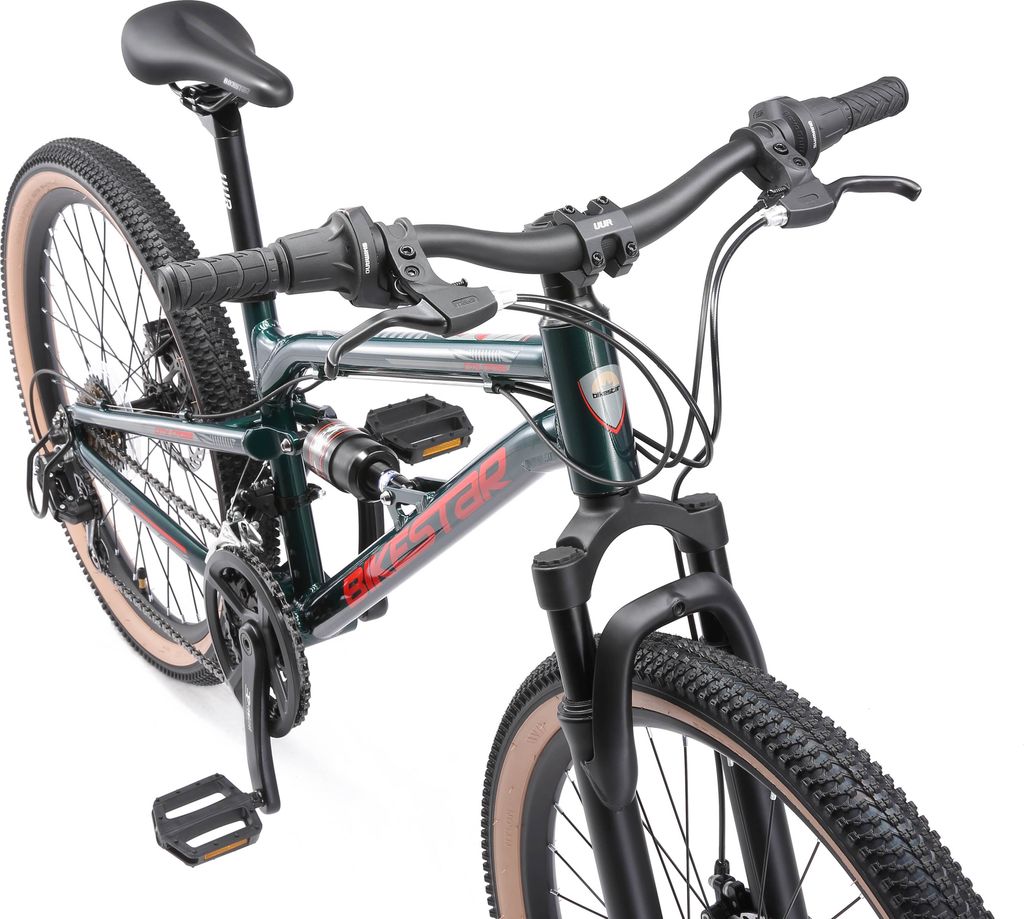 BIKESTAR Alu Kinder Jugend Mountainbike Vollgefedert, 21 Produktbild 5