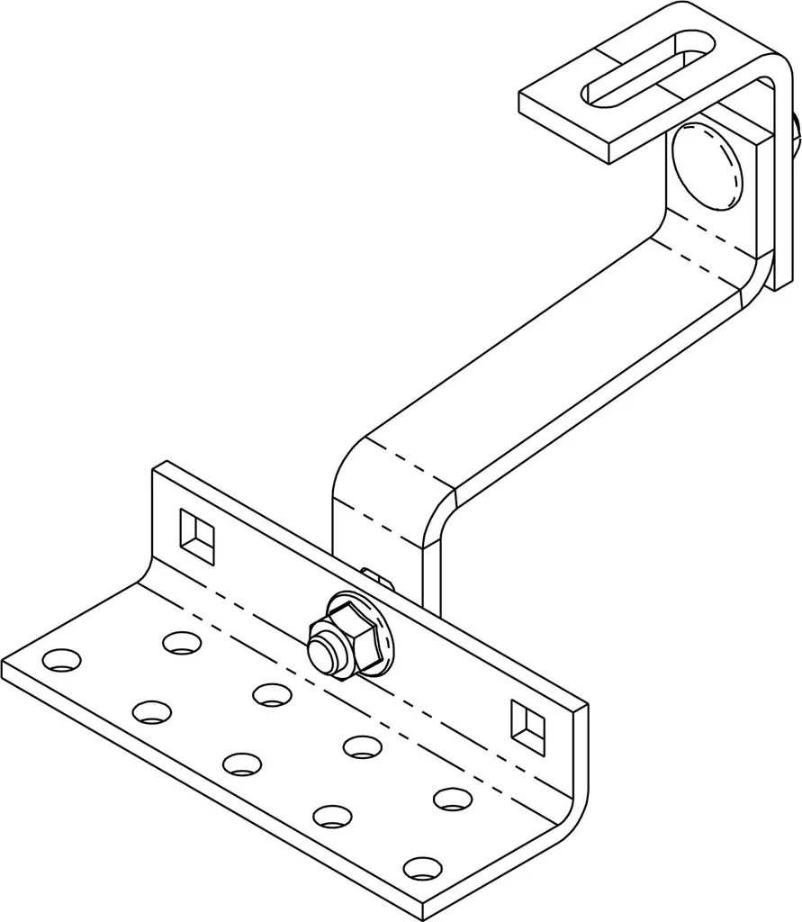 Support de fixation tuile K2 Vario 2 réglable pour kit solaire 1pc