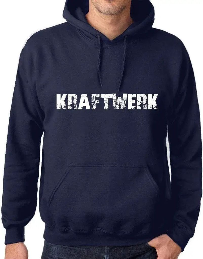Uni Grafik Kapuzen-Sweatshirt Kraftwerk Öko-Verantwortlich Vintage Jahrgang Langarm Hoodies Pullover Geburtstag Geschenk Mann Frau