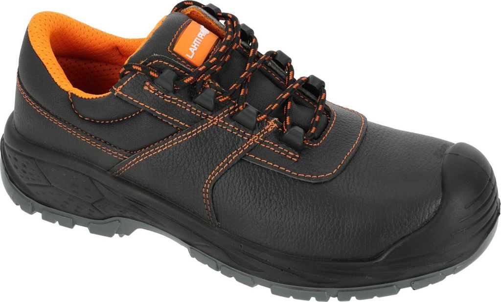 Lederschuhe Schwarz-Pomber, S1 Fo Sr, „44“, Ce, Lahti