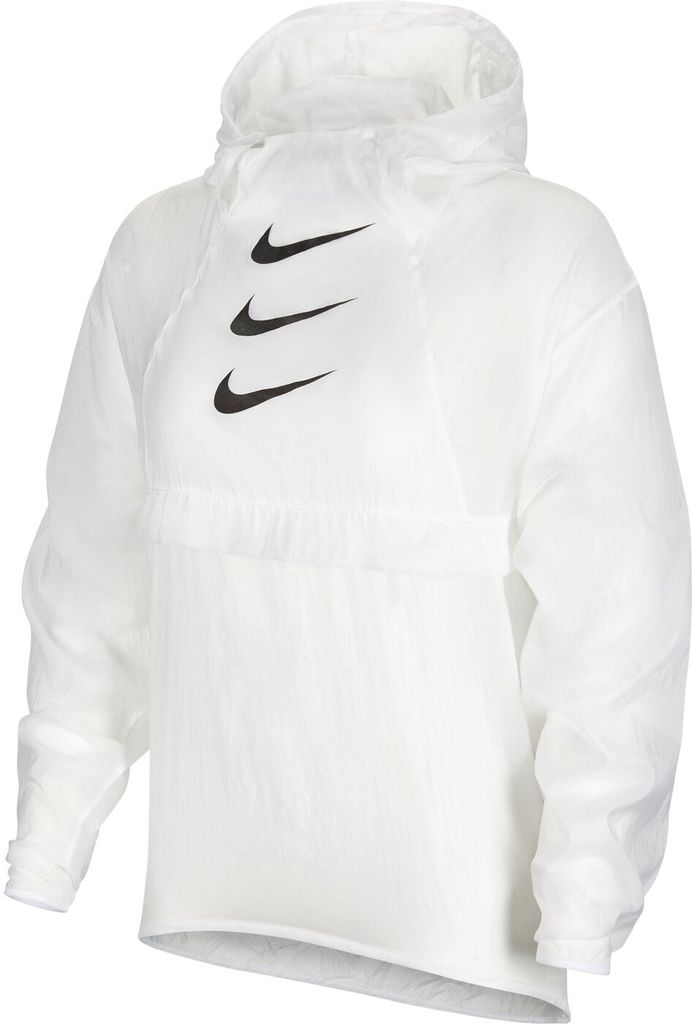 Nike W Nk Run Dvn Po Pckbl Jkt White/Black L