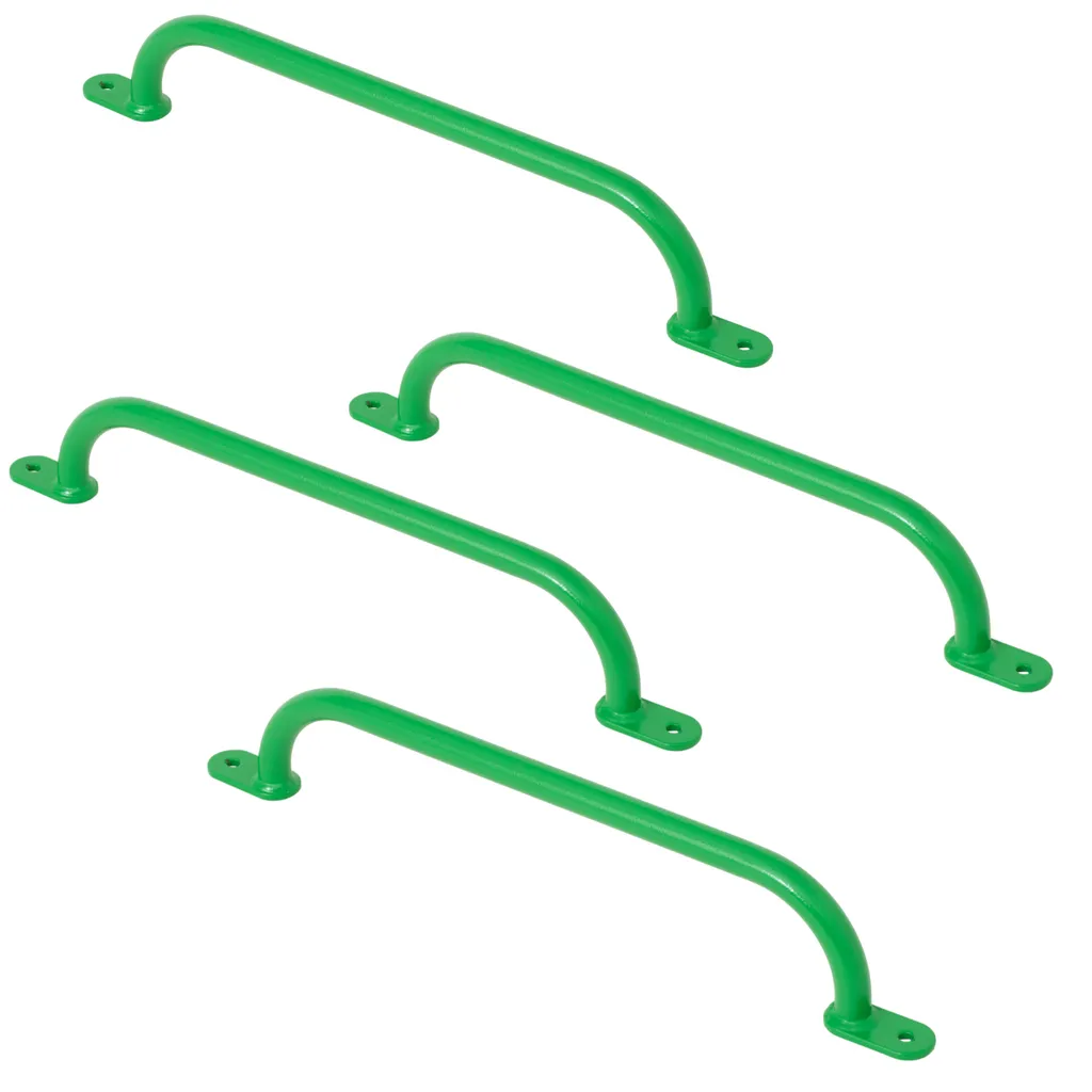 Set 4 Maniglie in Acciaio TRIBECCO 550mm | Verde Lime per Esterni