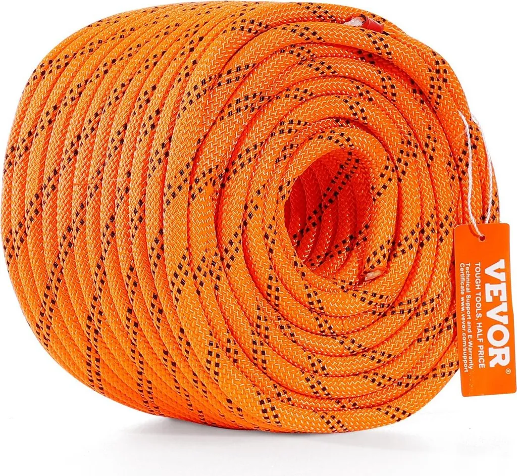 Ligne de vie arboriculture en polyester 48 brins pour élagueur 120 pi