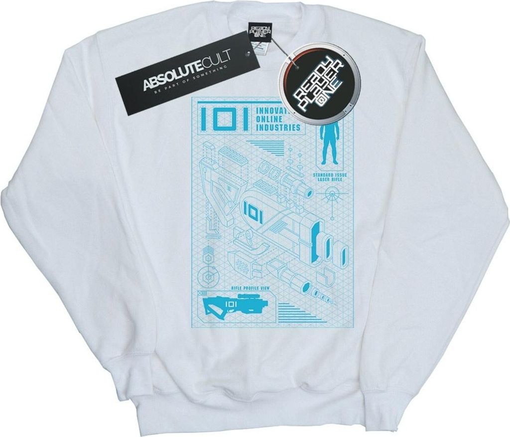 Ready Player One - "IOI" Sweatshirt für Herren BI43745 (L) (Weiß)