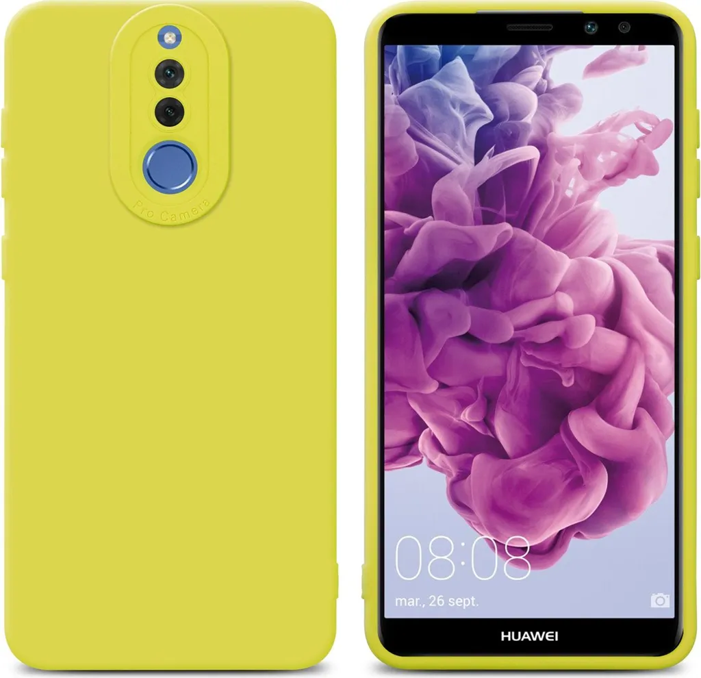 Analisi Cover Cadorabo Huawei Mate 10 Lite TPU Giallo Protettiva