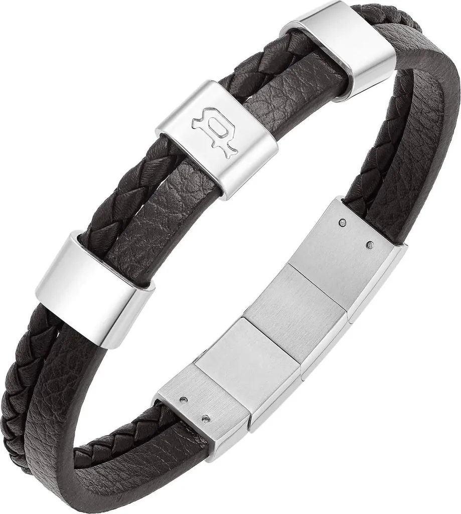 Bracelet Police Unity : Finis les Bijoux Fragiles avec le Cuir et Acier