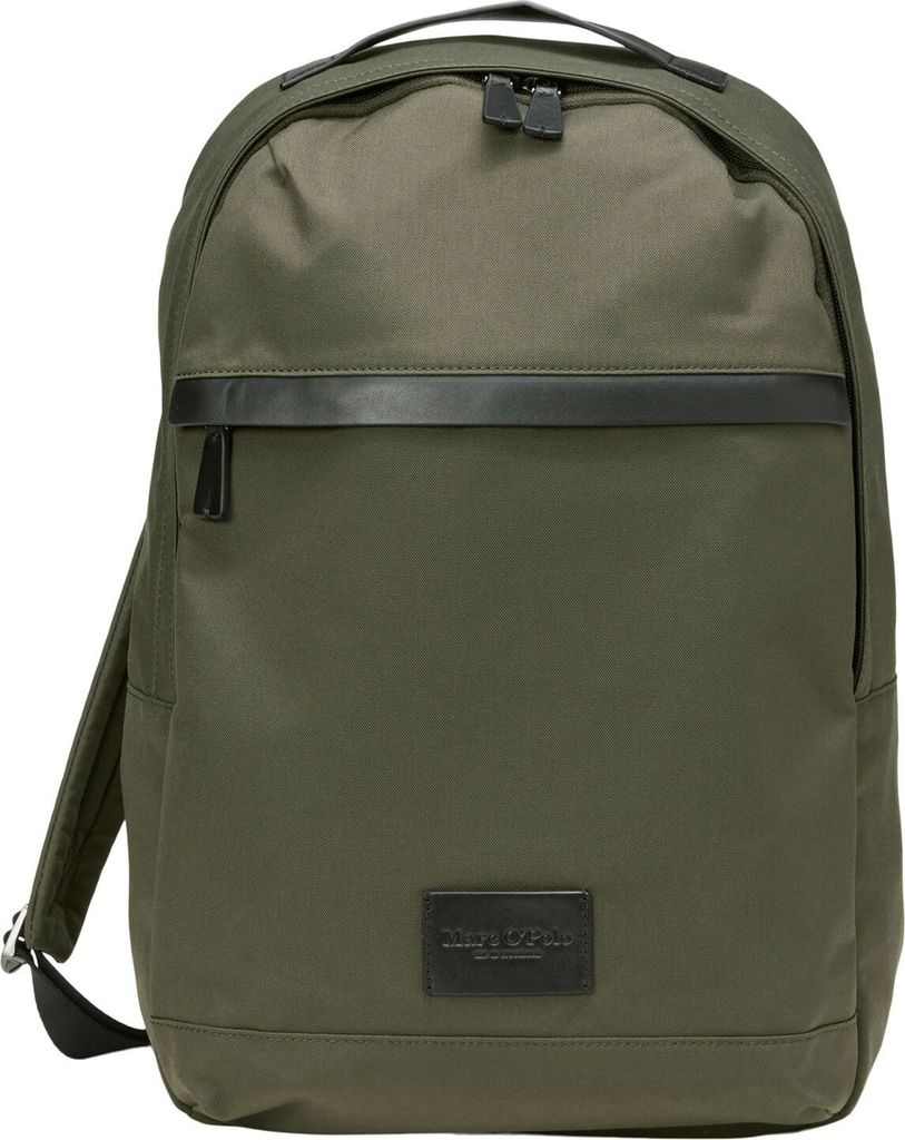 Marc O'Polo Freizeitrucksack Rucksack mit Laptopfach Backpack Neverland Iron dunkelgrün