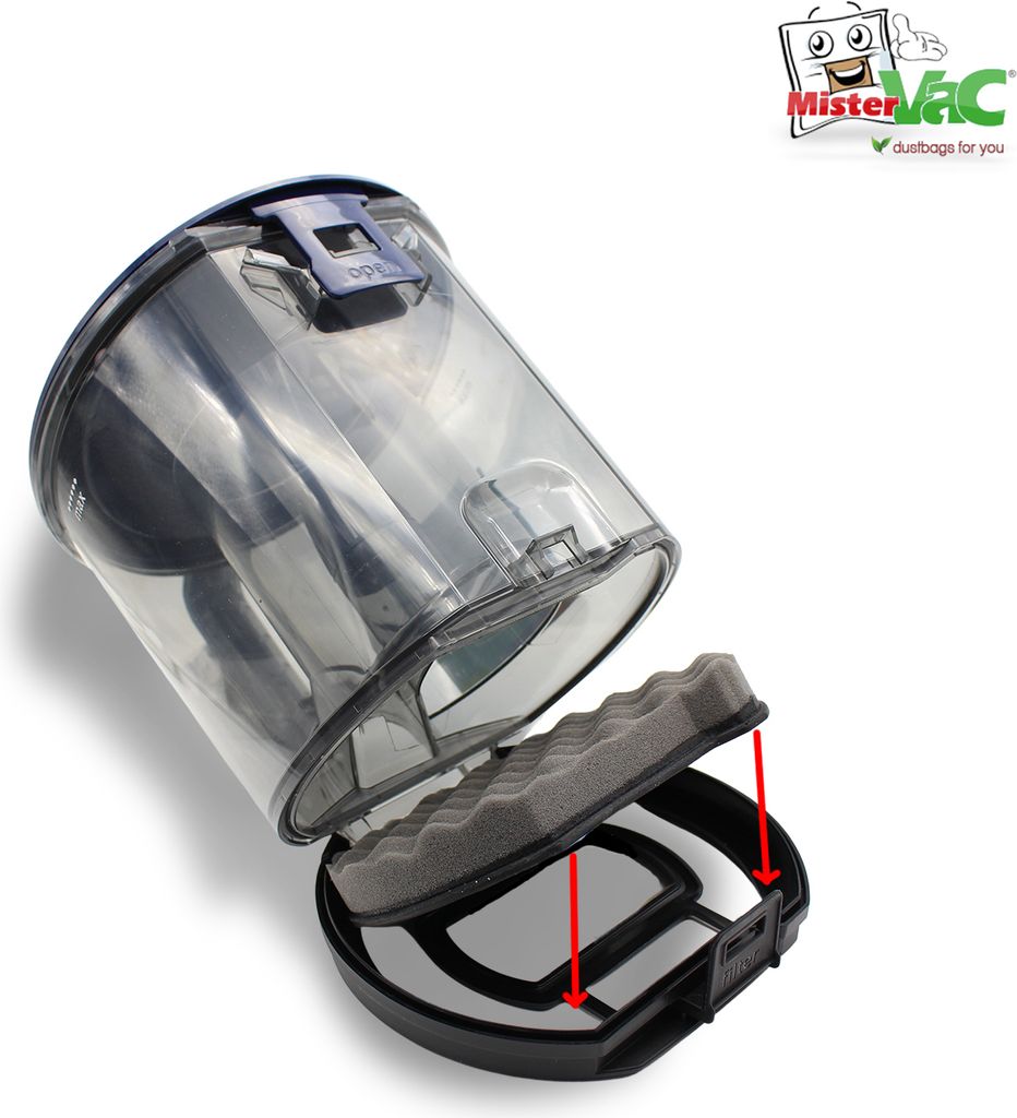 MAI UTILIZZATO] Filtro Motore Per Aspirapolvere Philips PowerPro Expert Fc9741 Fc9742 Fc9743 Fc9744 Aspirateur 87304631