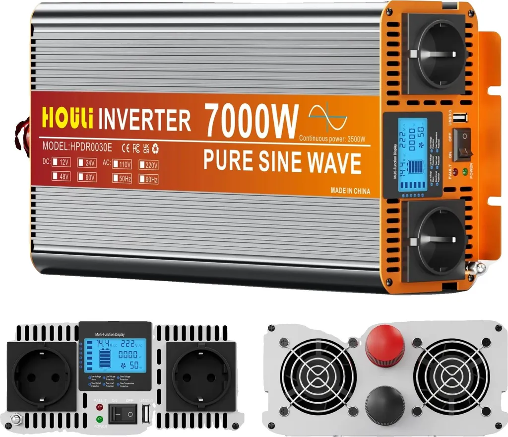 Onduleur Pur Sinus 7000W 12V : Évitez les pannes et protégez vos appareils