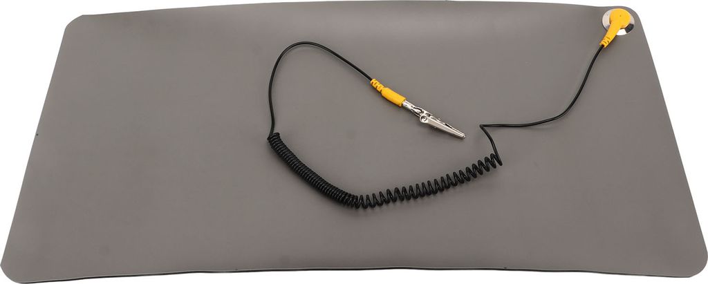 Antistatikmatte Weiches 3-Schicht-Gummi-Anti-Rutsch Tragbares Antistatik-Tischpad mit Handgelenkband