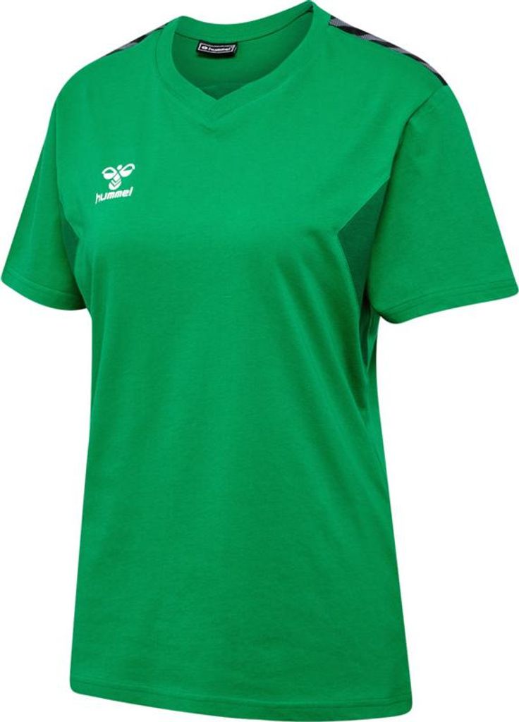 Hummel Authentic Co T-Shirt Damen, grün, L