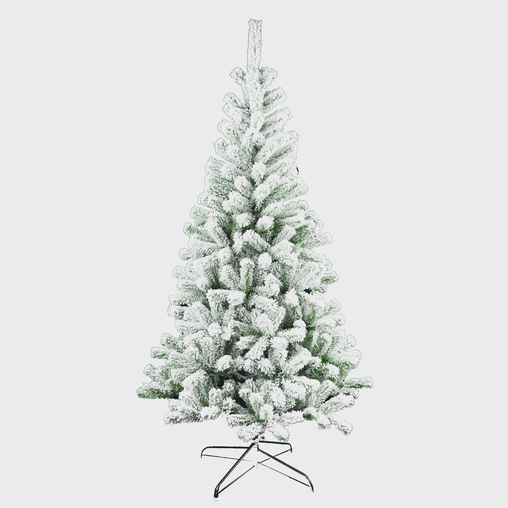 artplants.de Kunst Tannenbaum Oakland, beschneit, 180 cm, Ø 90 cm - Weihnachtsbaum künstlich