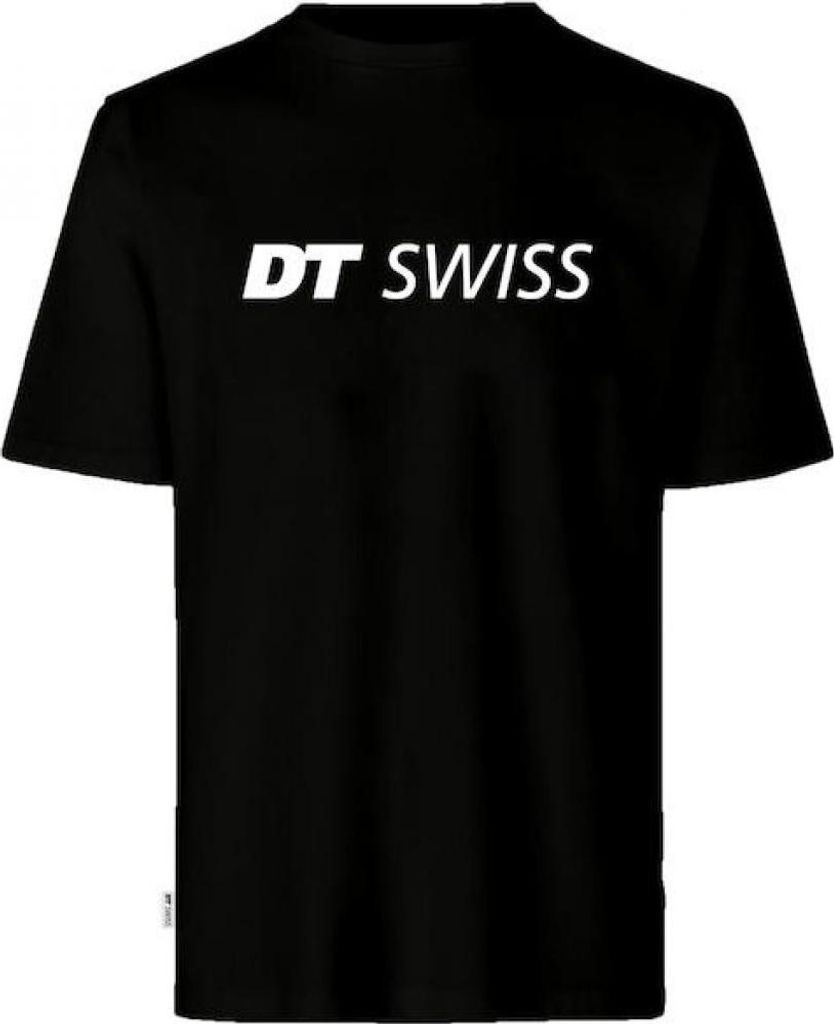 DT Swiss T-Shirt DT SWISS Classic Logo L Schwarz - sportliches Uni-Shirt