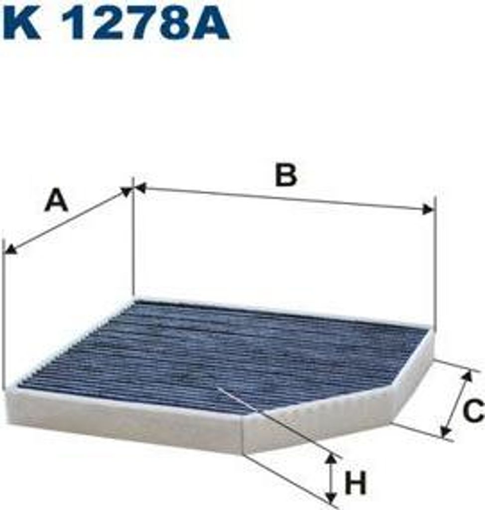 FILTRON K 1278A Innenraumluftfilter OE 8K0819439A kompatibel mit Macan, Q5, A5 8T, A5 8F, A4 8K