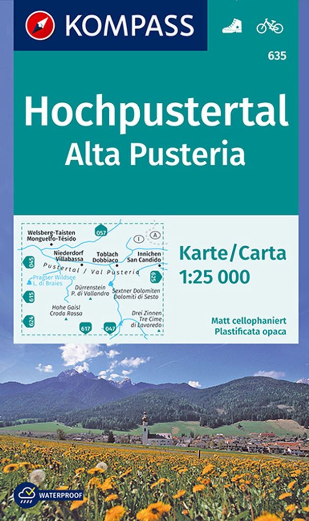 Hochpustertal - Alta Pusteria 1 : 25 000