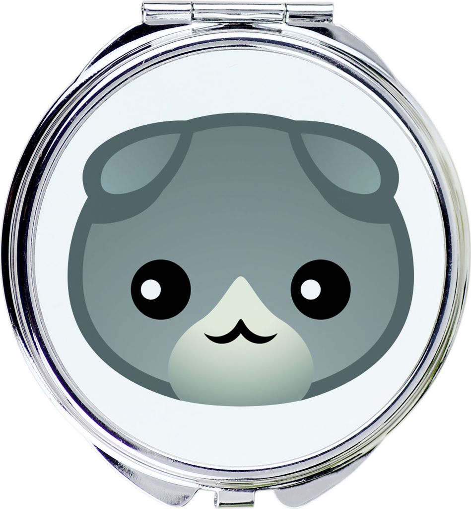 Schottische Falte Taschenspiegel der Marke Art-Dog