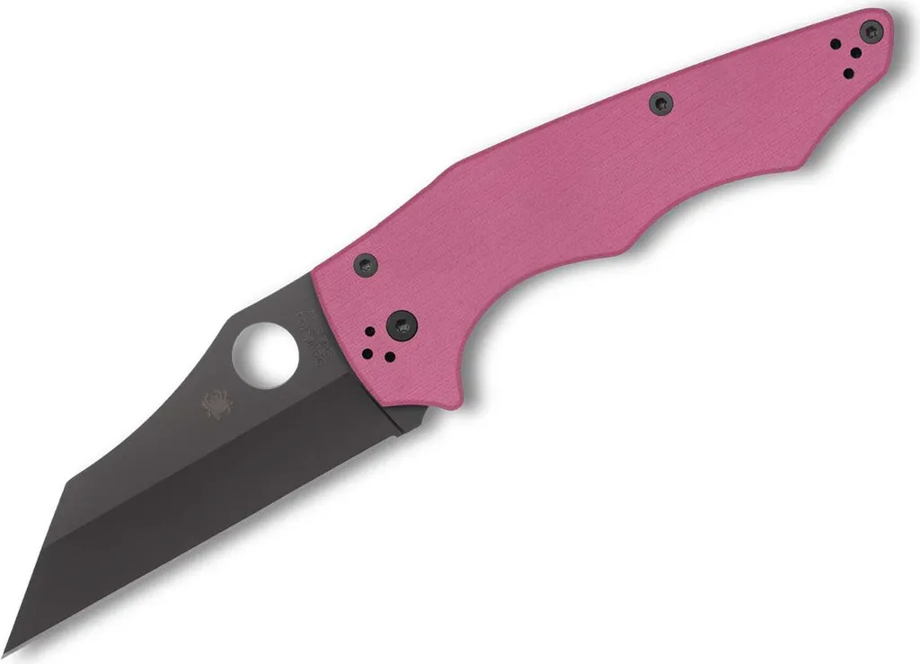 Spyderco YoJumbo Sprint Run C253GPNBKVBK Lame Noire G10 Rose CPM-S30V