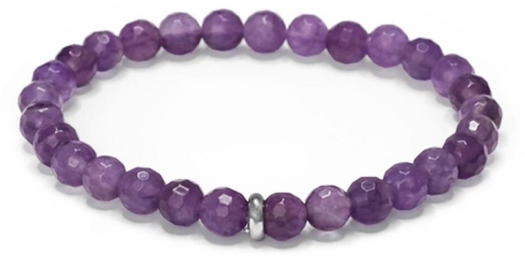 Perlenarmband mit Amethyst MINK153/17