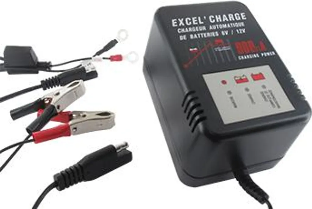 Récupérez votre Batterie à Plat avec le Chargeur Excel' Charge 6V 12V