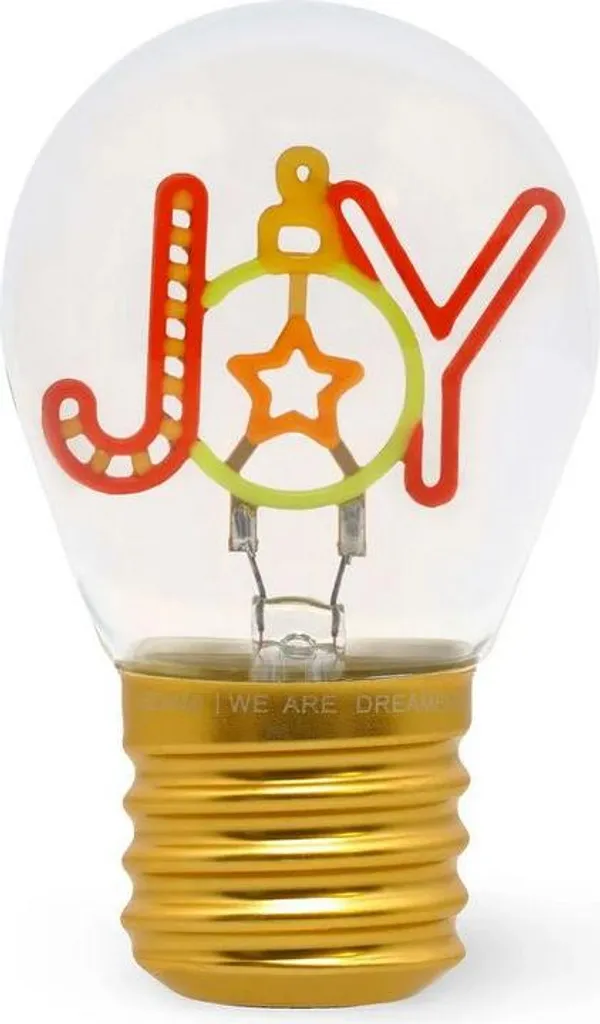 Lampada da Tavolo Legami Bulb Fiction: Luce LED Joy Xmas per Interni