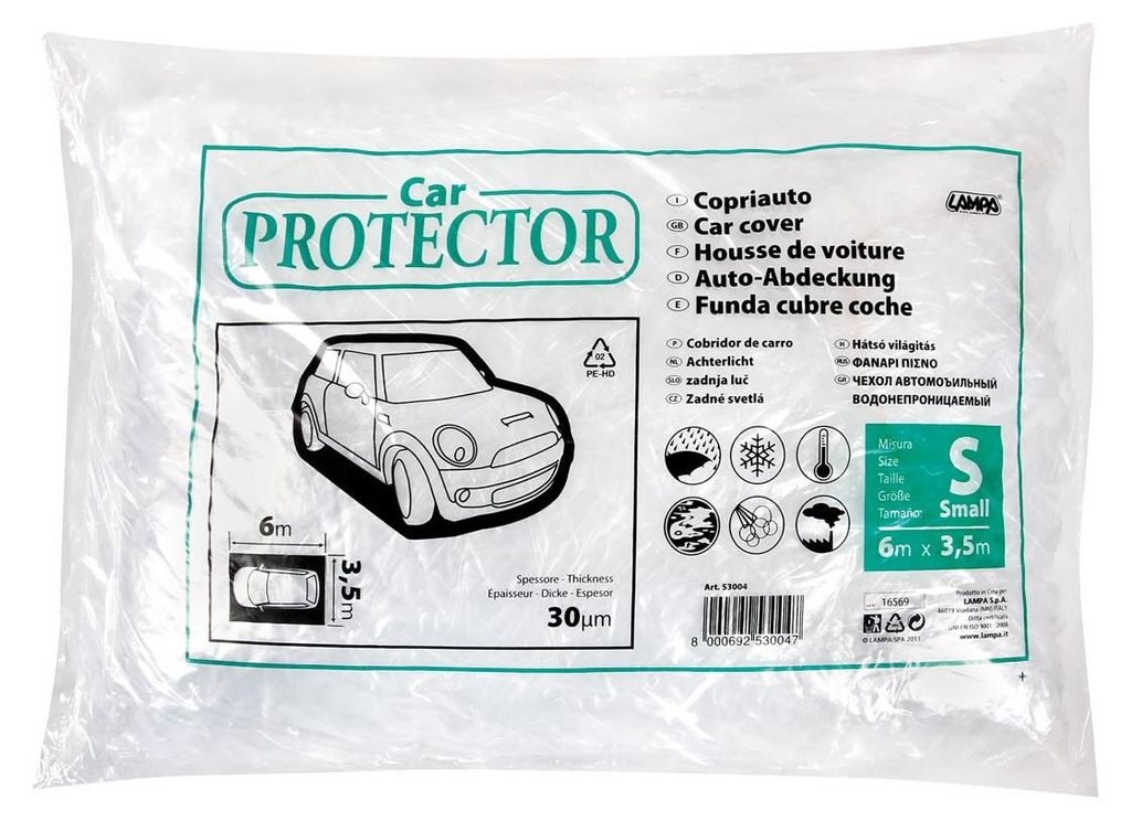 COUVERCLE DE PROTECTION POUR VOITURE LAMPA, TYPE GARAGE Image du produit 
