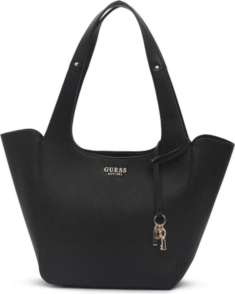 Sac Guess Calista 2 en 1 Noir avec Pochette Amovible - Design Réversible