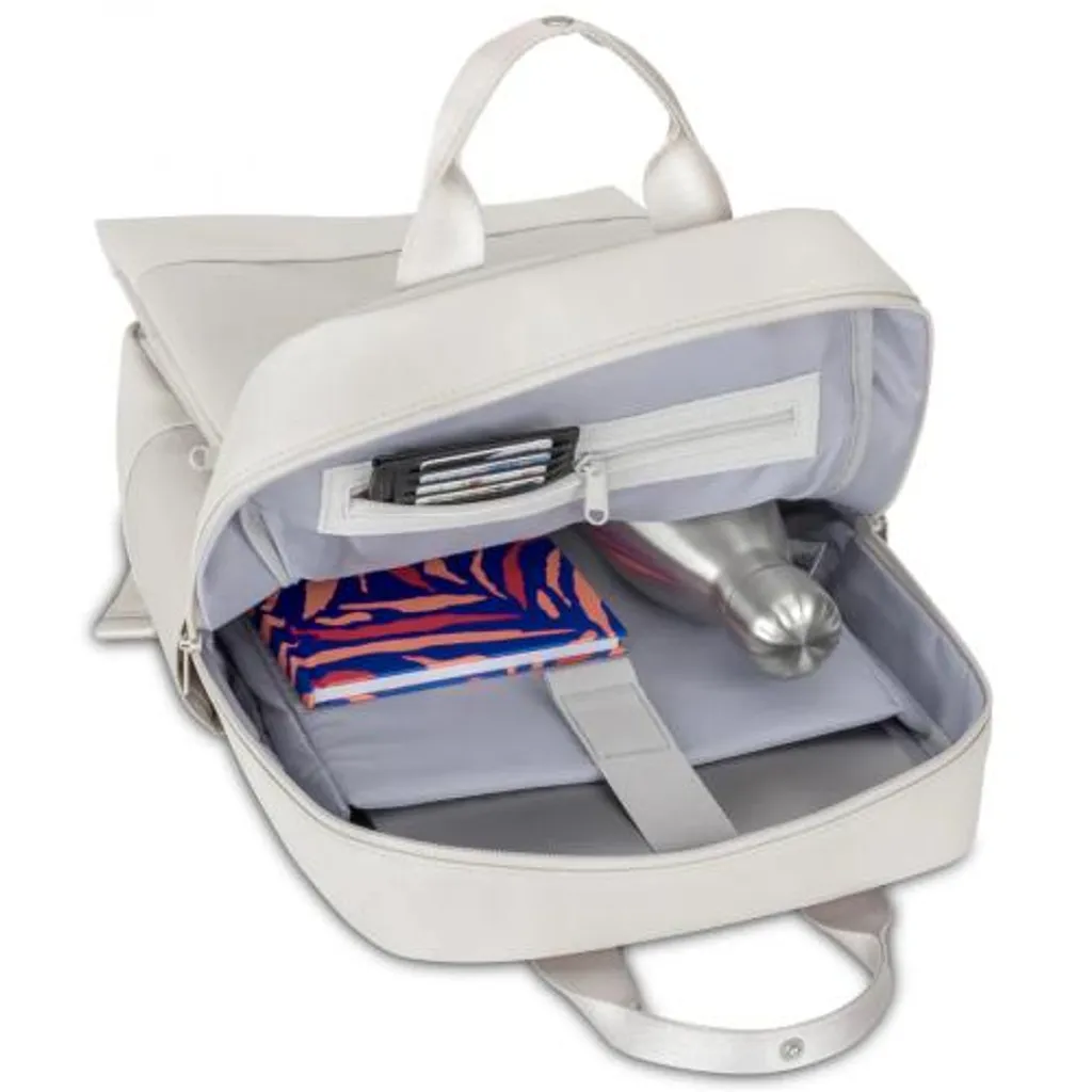 Sac à dos urbain gris chiné Série City-Vibe 20L avec compartiment PC