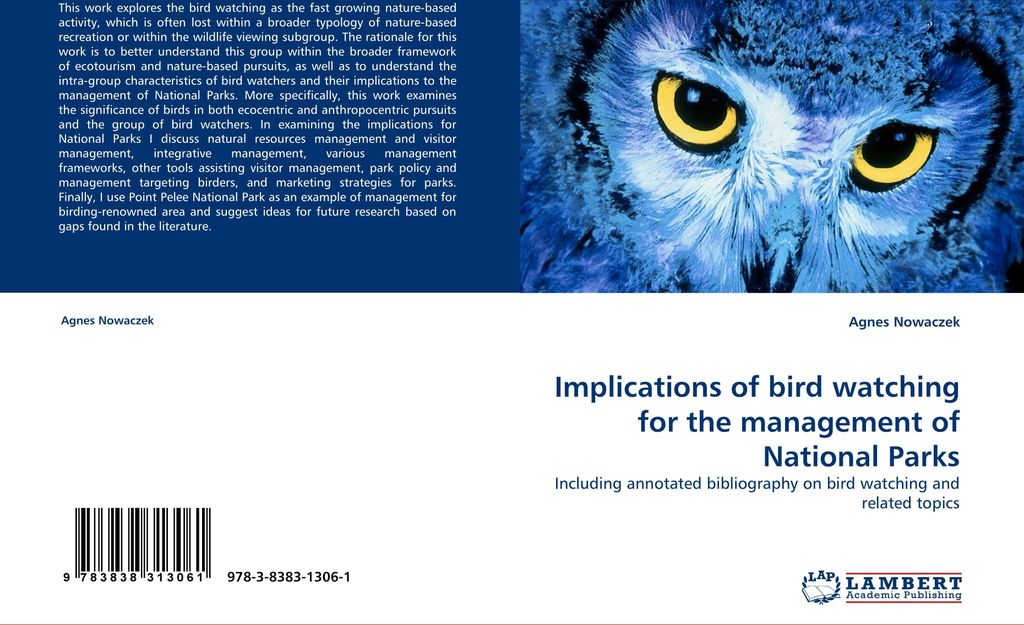Implications of bird watching for the management of National Parks