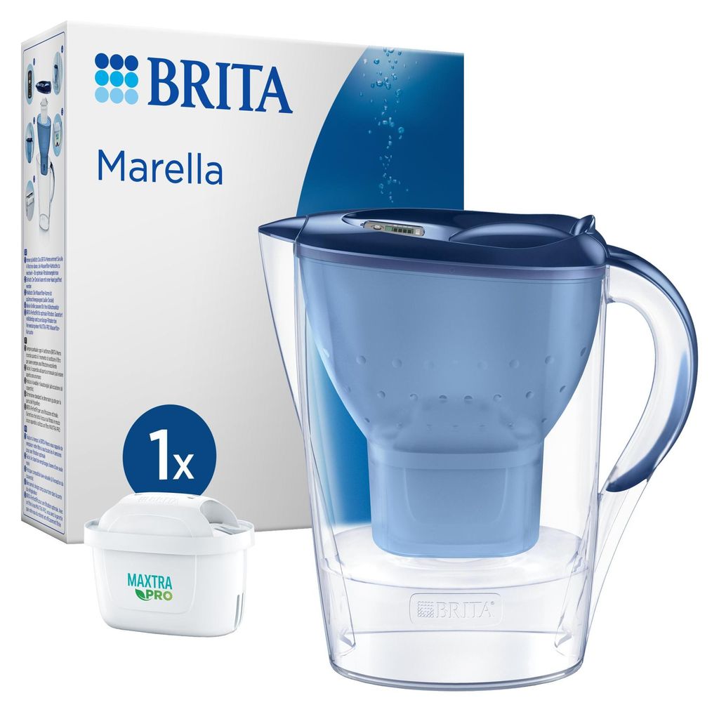 Brita Marella, Manueller Wasserfilter, 2,4 l, Blau Produktbild 