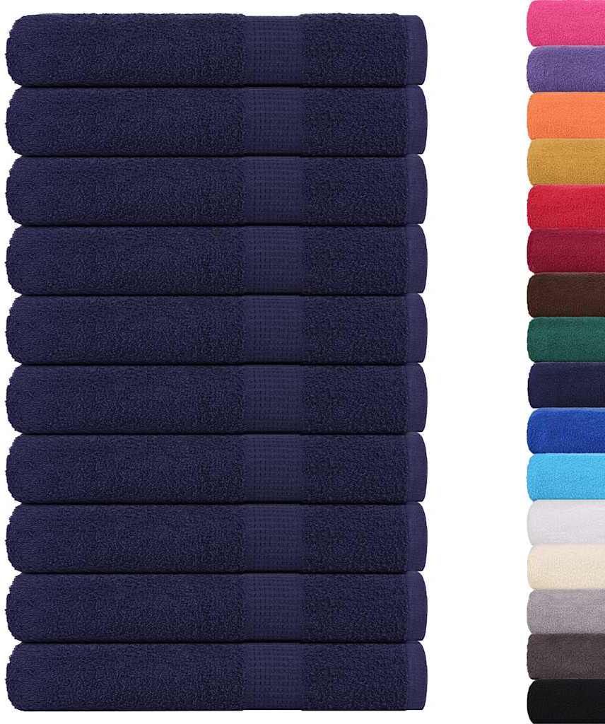 "SALE 2026" Saunatücher FROGN 10er-set - multifunktional& Moderne - Marineblau 80x200 cm 360 g/m² - Handtücher DE5382999