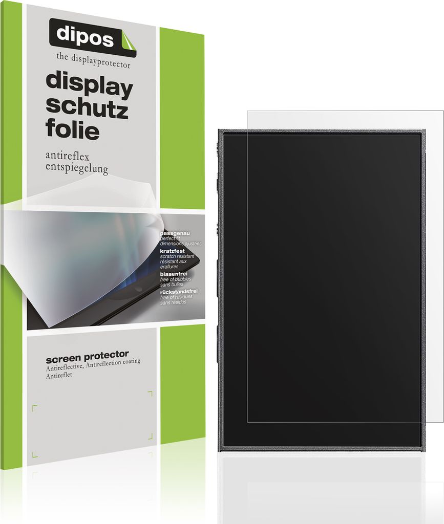2x Schutzfolie für Denon DJ Prime Go+ matt Displayschutzfolie Folie Display Schutz dipos