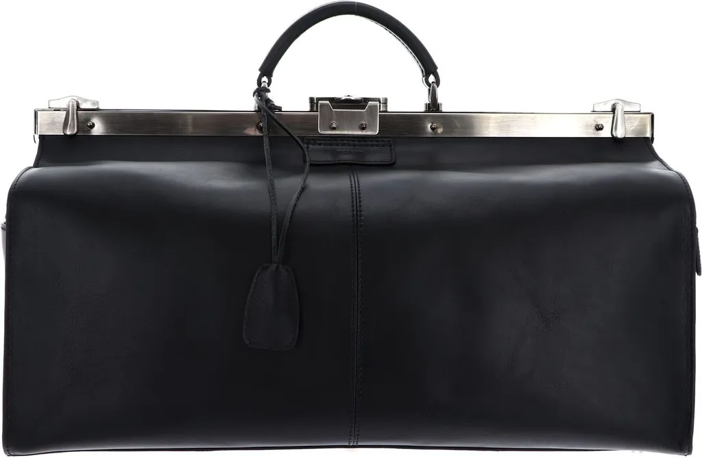 PICARD Sac de voyage Toscana Duffle Bag en cuir noir - Bagage de luxe