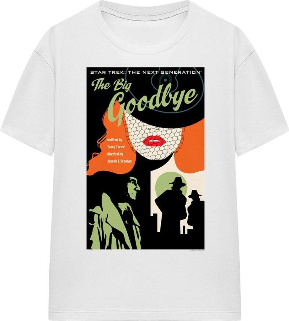 Star Trek - "The Next Generation Season 1 Episode 12" T-Shirt für Herren/Damen Uni TV16294 (XXL) (Weiß)