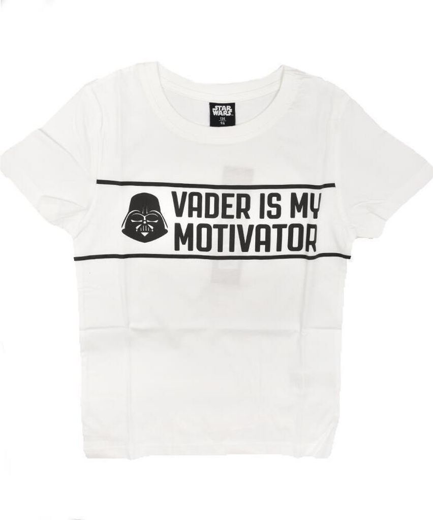 Star WarsT-Shirt schwarz, oder weiß, Größen 134 bis 164 weiß 158