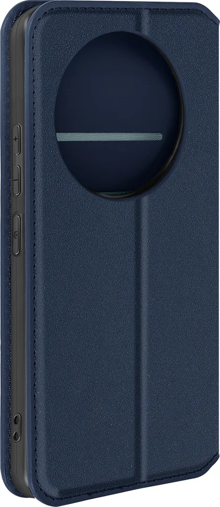 Cover a Libro Avizar per Honor Magic 6 Lite 5G - Blu Scuro Elegante